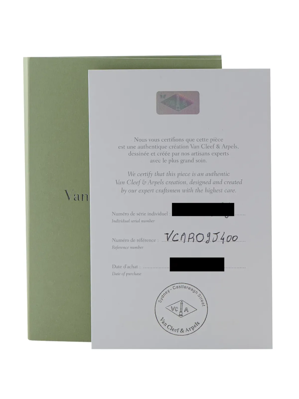 Van Cleef & Arpels ダイヤモンド マラカイト イエローゴールド ネックレス - 画像4