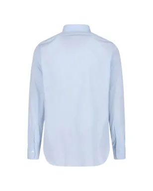 Finamore 1925 Napoli ボタン留め付き クラシックシャツ ブルー - サムネイル2