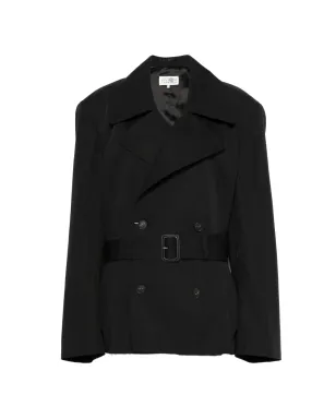 Maison Margiela ボタン留めベルト付きトレンチコート - サムネイル1