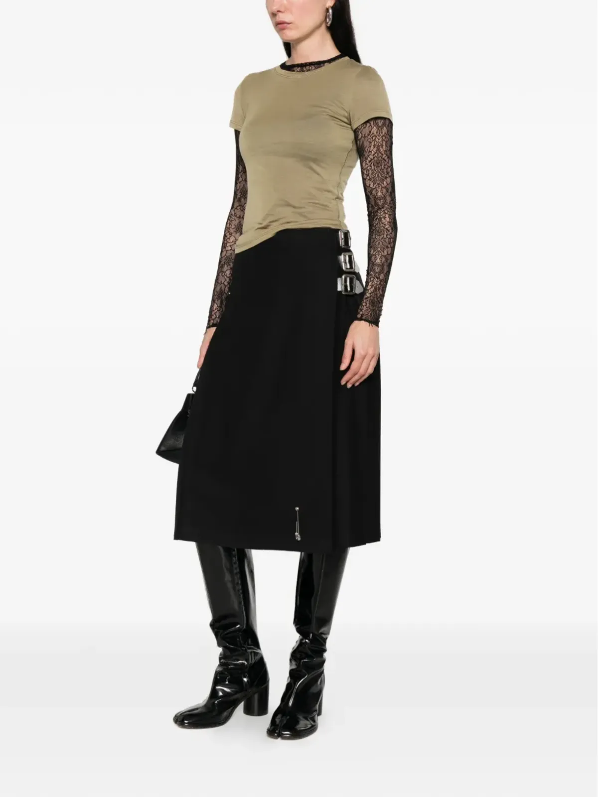 Le Kilt バックル付きスカート - 画像2