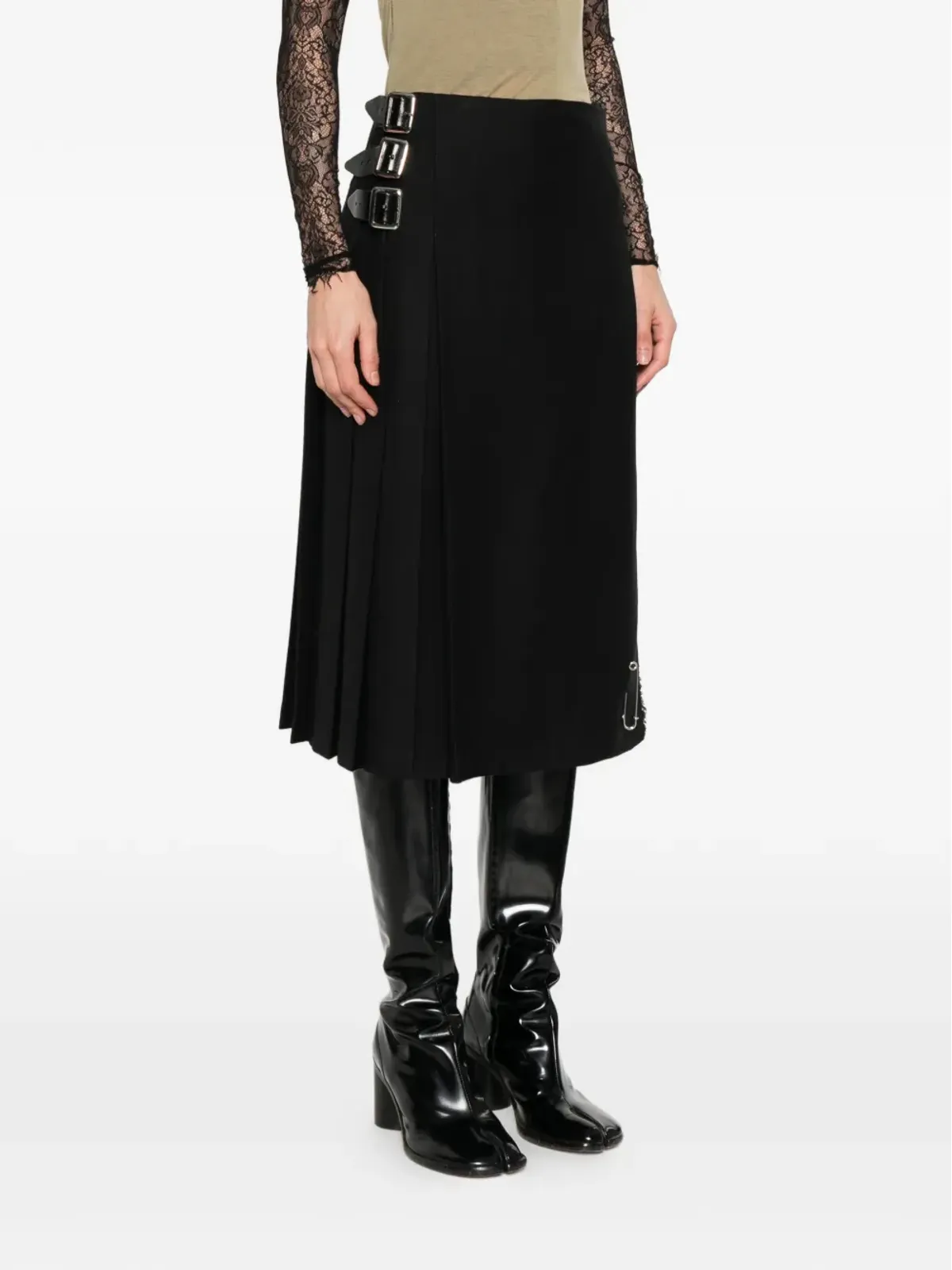 Le Kilt バックル付きスカート - 画像3