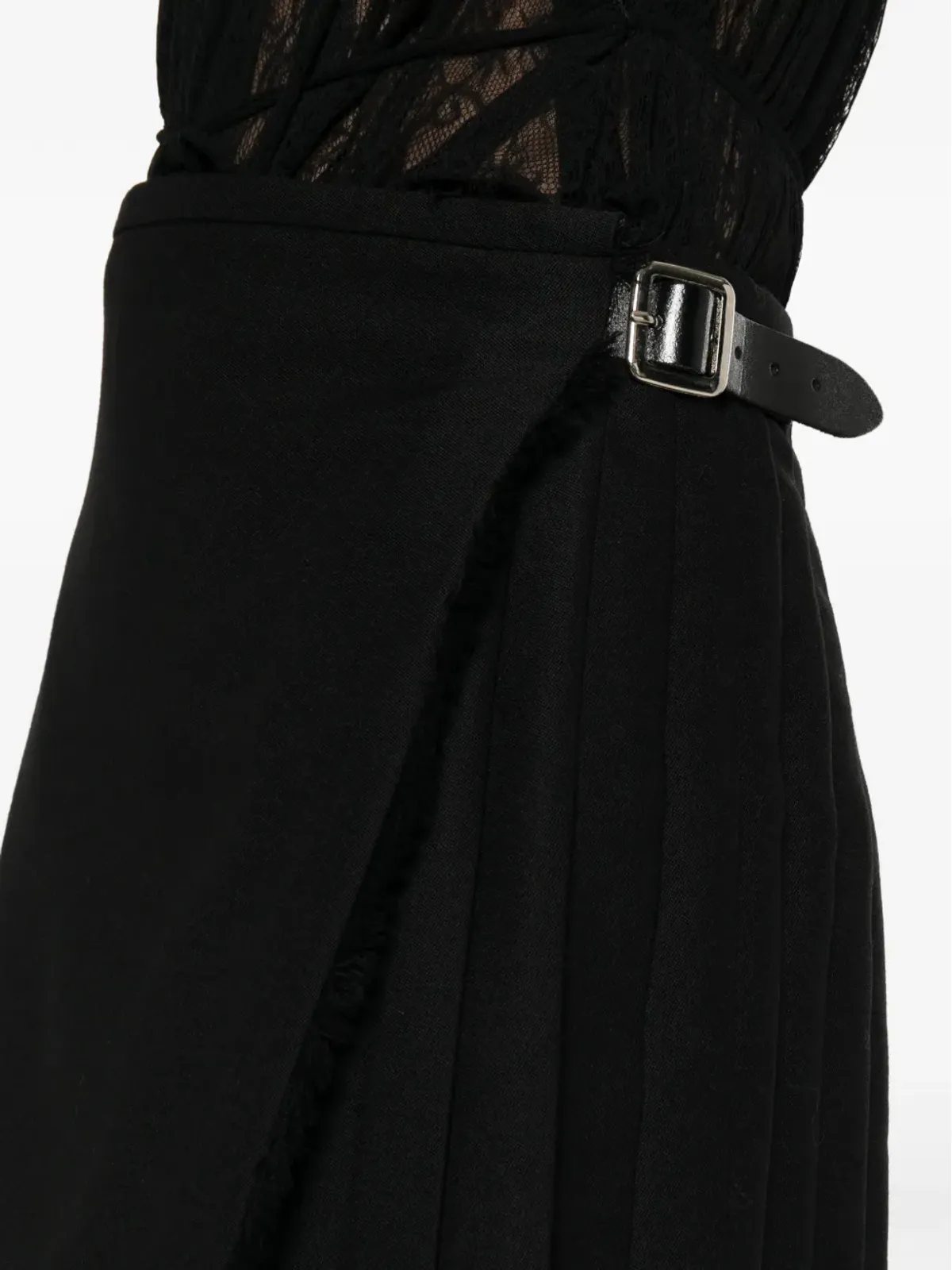 Le Kilt 安全ピン付きプリーツミニスカート - 画像5