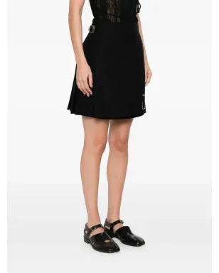 Le Kilt 安全ピン付きプリーツミニスカート - サムネイル3