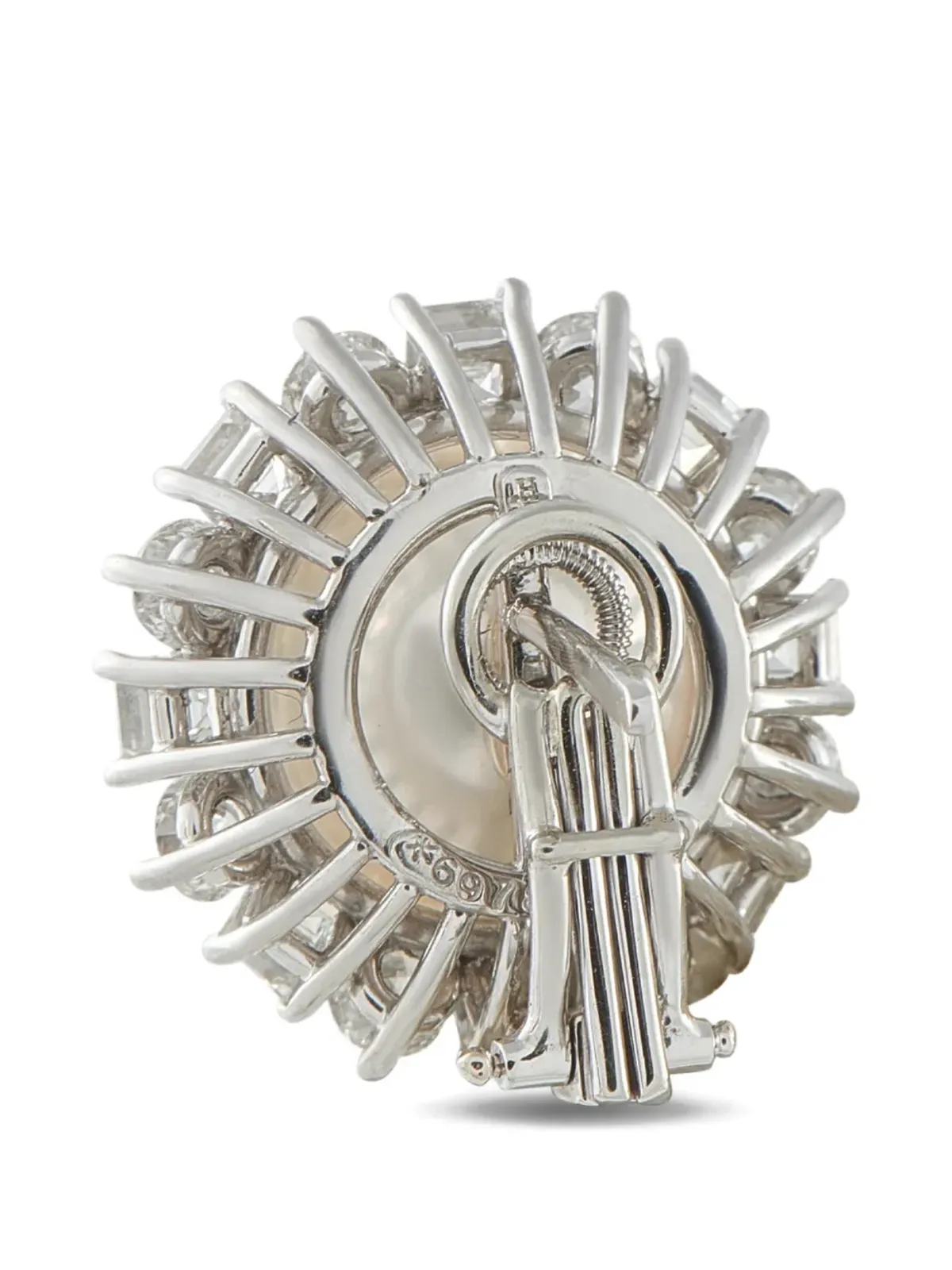 Harry Winston ダイヤモンドパール イヤリング - 画像2