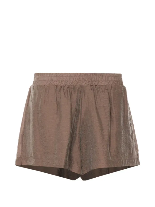 Ele Ele elasticated-waistband shorts - Brownの商品画像
