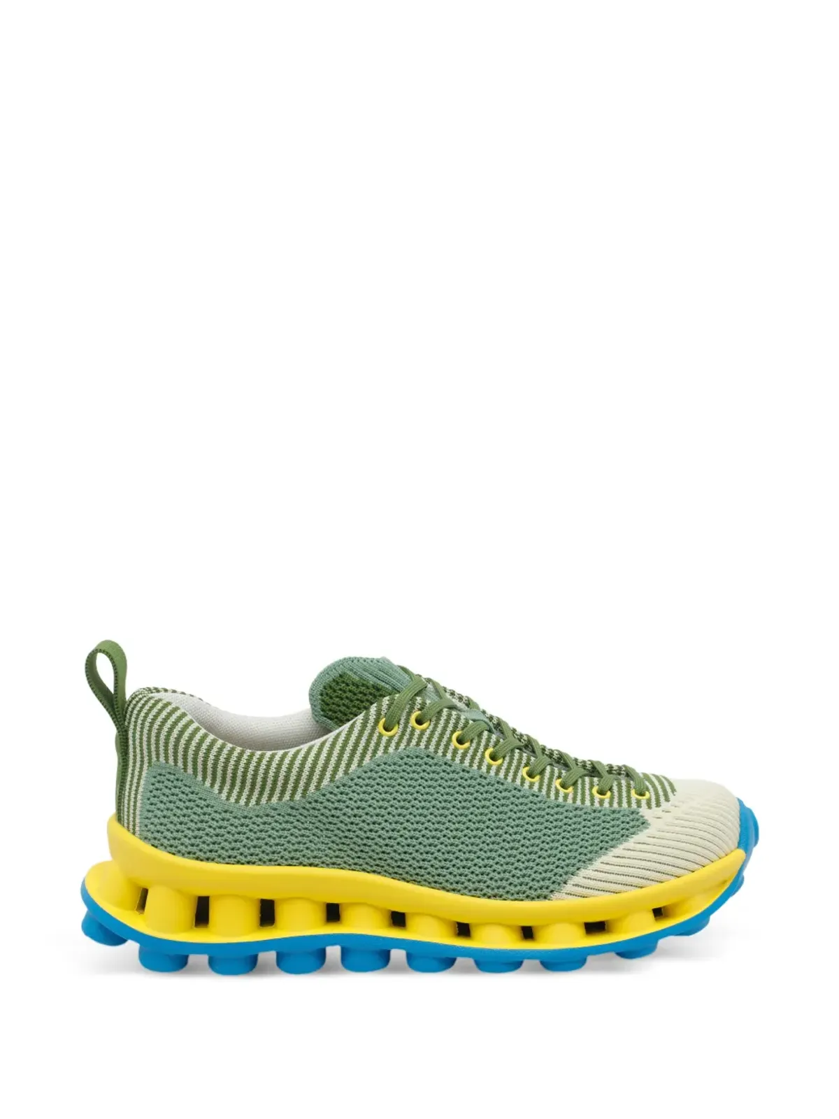 Camper x SUNNEI Pelotissima レースアップスニーカー グリーン - 画像1