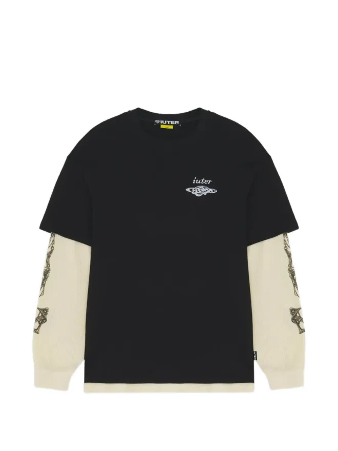IUTER IUTER グラフィック長袖Tシャツ - ブラックの商品画像