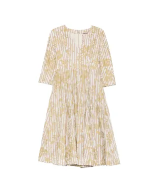 Antonio Marras ストライプ花柄ドレス - サムネイル1