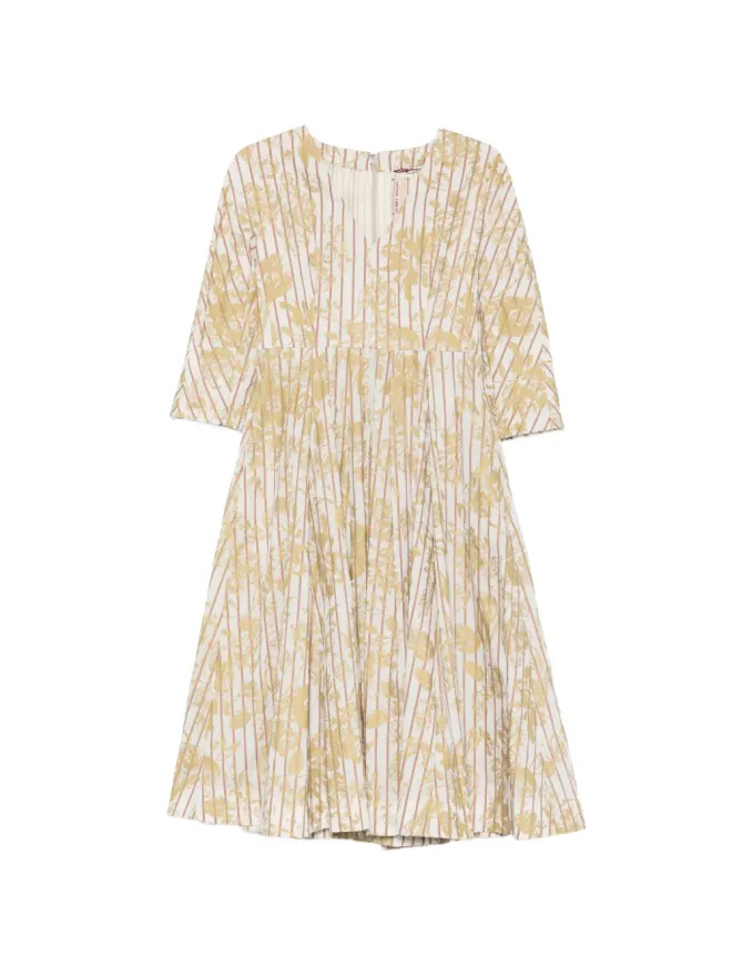 Antonio Marras Antonio Marras ストライプ花柄ドレスの商品画像