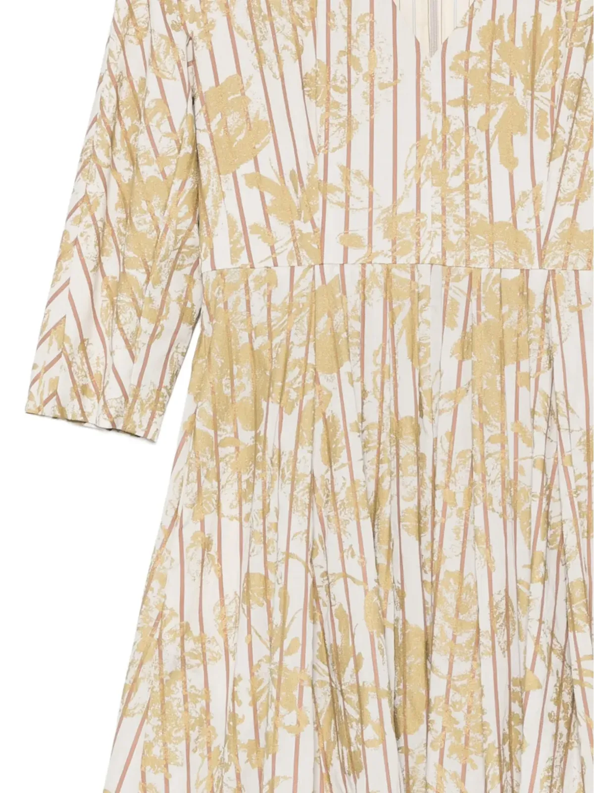 Antonio Marras ストライプ花柄ドレス - 画像3