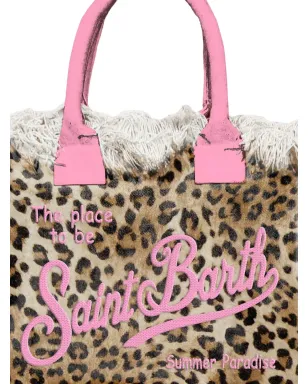 MC2 Saint Barth Vanity ヒョウ柄フリンジ トートバッグ - サムネイル2
