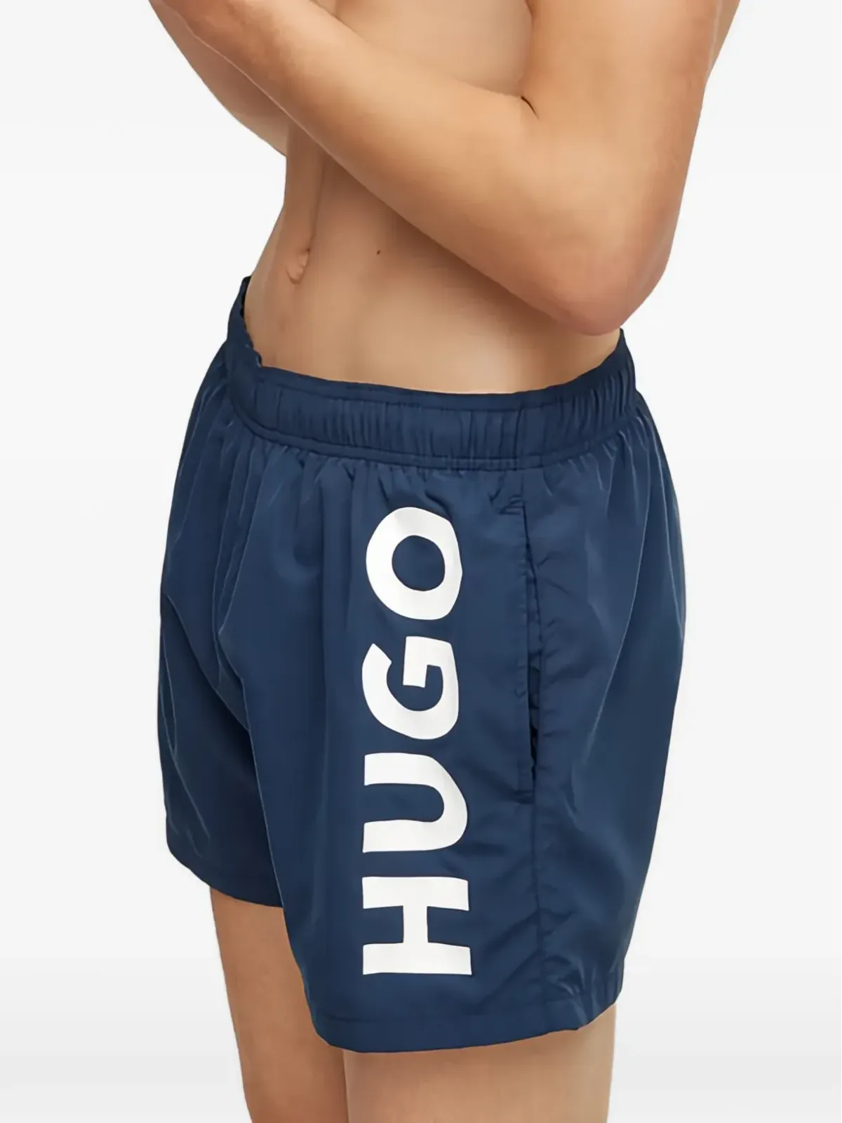 HUGO ロゴプリント水着ショーツ - 画像2