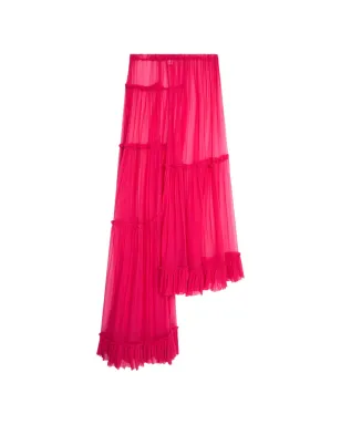 DRIES VAN NOTEN フリルスカート - ピンク - サムネイル1