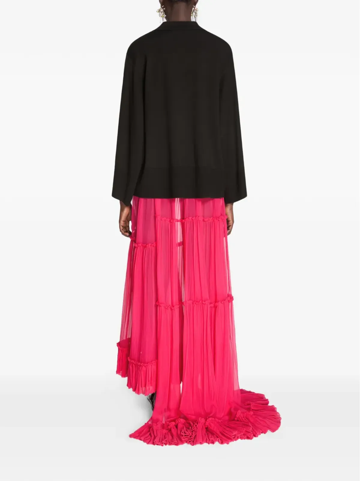 DRIES VAN NOTEN ボタン付きポロトップ - 画像4