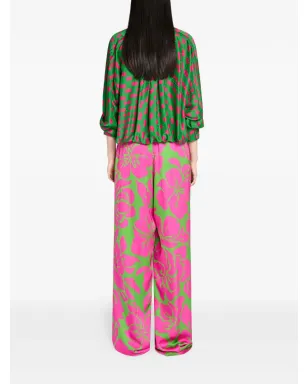 DRIES VAN NOTEN ポルカドット柄ラップブラウス - サムネイル4