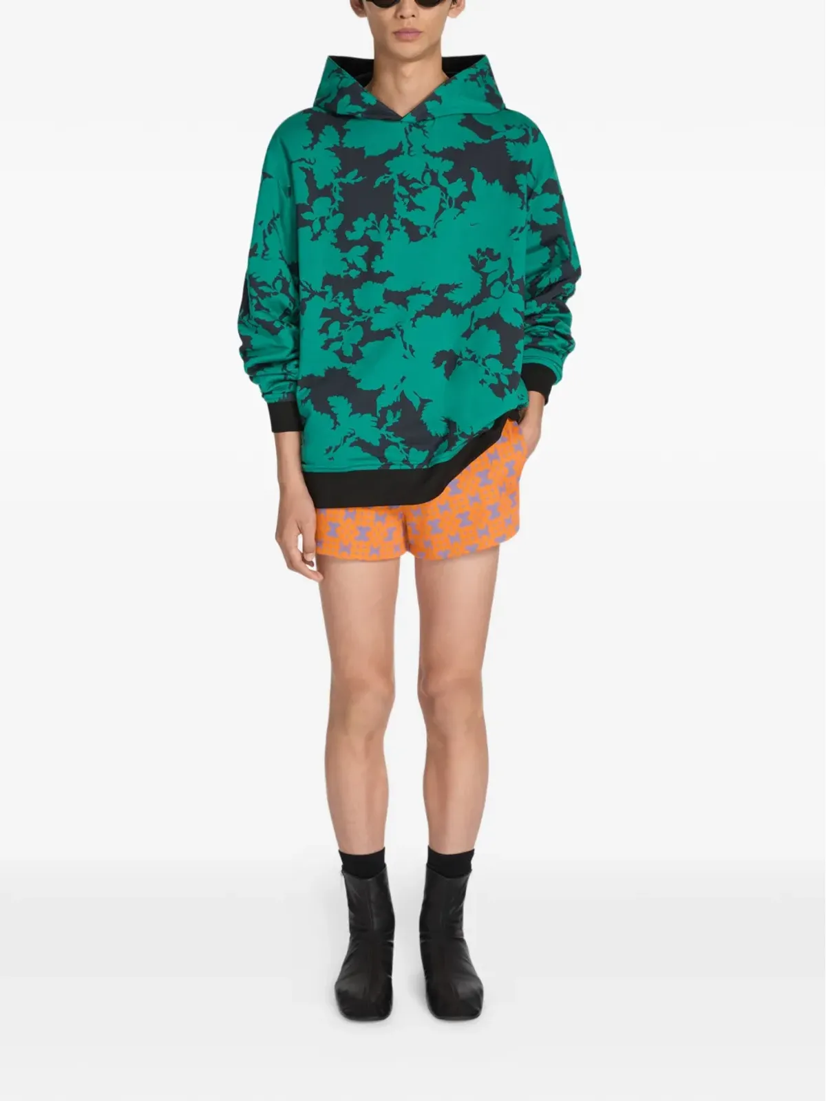 DRIES VAN NOTEN 花柄プリントのフーディー - 画像2