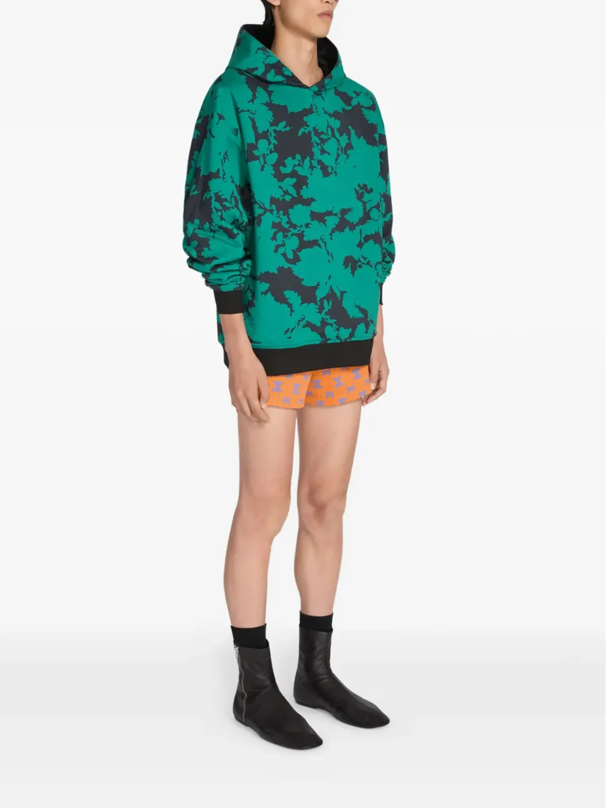 DRIES VAN NOTEN 花柄プリントのフーディー - 画像3