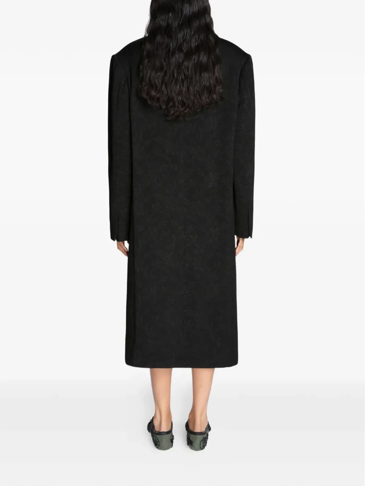 DRIES VAN NOTEN ボタン留めコート - 画像4