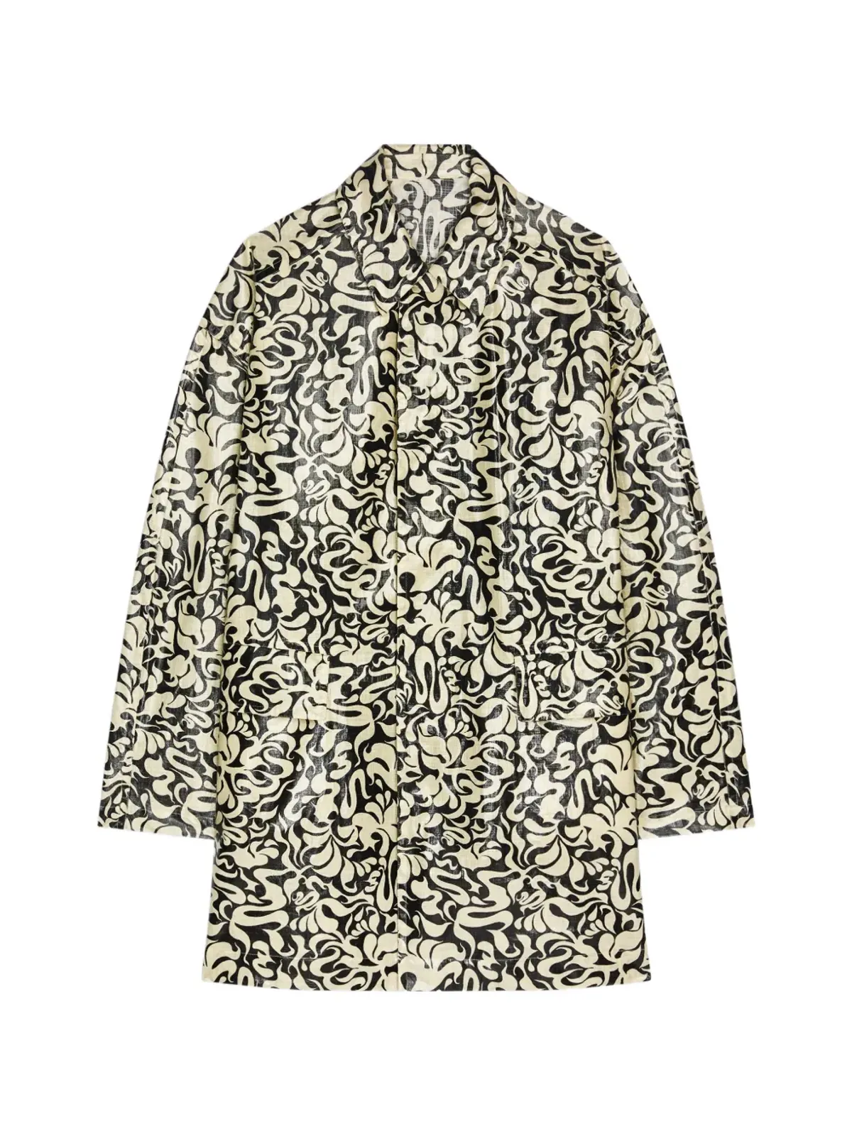 DRIES VAN NOTEN プリントコート - 画像1