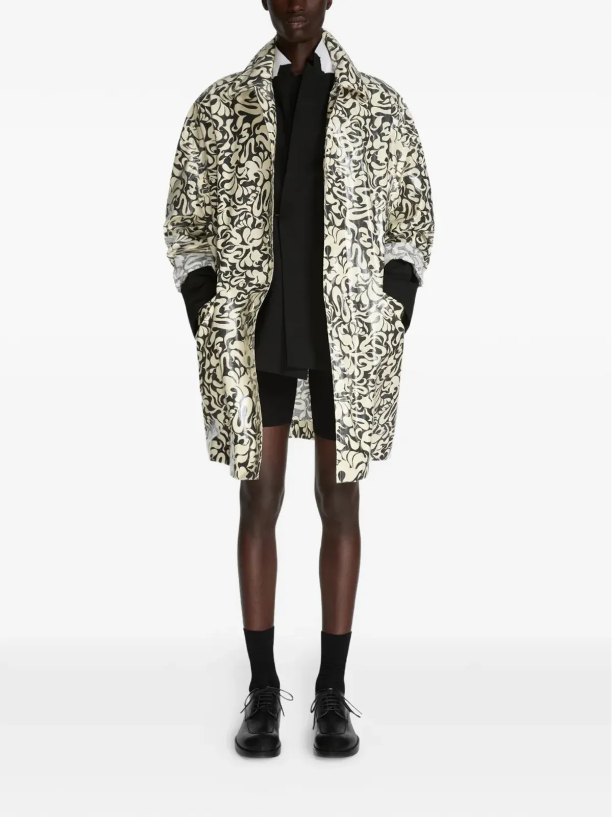 DRIES VAN NOTEN プリントコート - 画像2