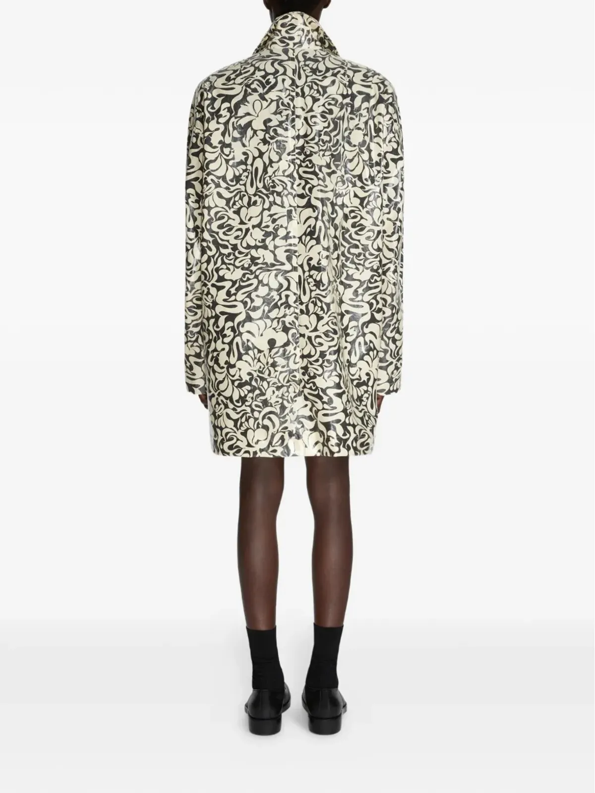 DRIES VAN NOTEN プリントコート - 画像4