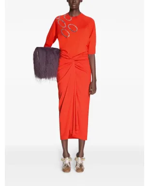 DRIES VAN NOTEN エンベリッシュド・ショートスリーブ・トップ - サムネイル2