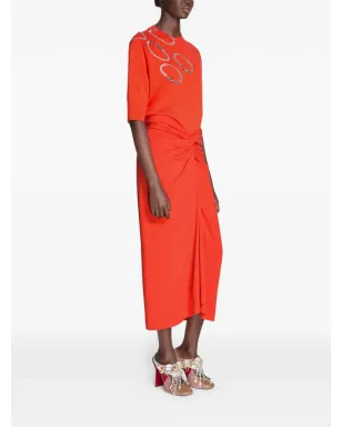 DRIES VAN NOTEN エンベリッシュド・ショートスリーブ・トップ - サムネイル3