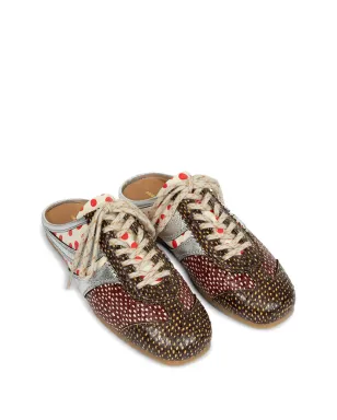 DRIES VAN NOTEN ポルカドット レースアップ スリッポン - サムネイル2
