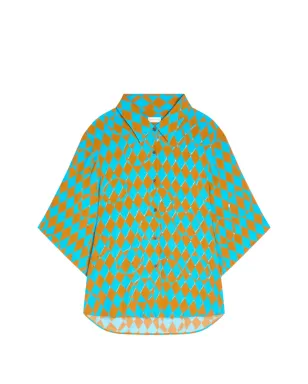 DRIES VAN NOTEN ダイヤモンドプリントシャツ - サムネイル1