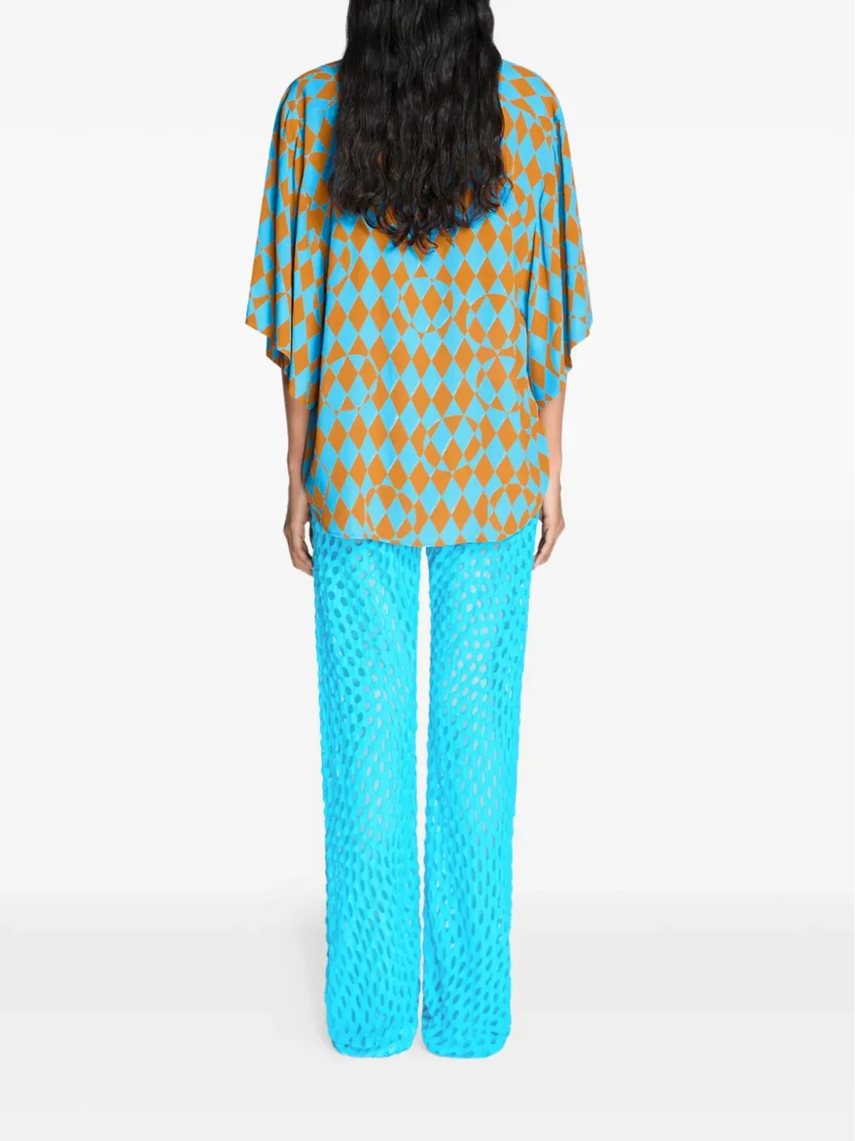 DRIES VAN NOTEN ダイヤモンドプリントシャツ - 画像4