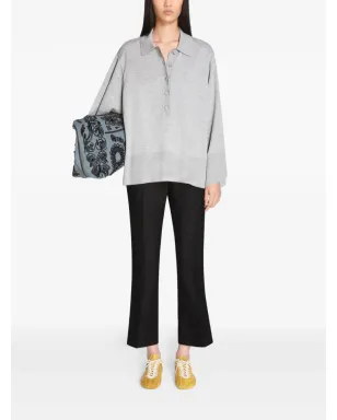 DRIES VAN NOTEN ボタン幅広袖ニットカーディガン - サムネイル2