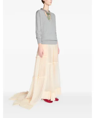 DRIES VAN NOTEN Vネック装飾セーター - サムネイル3