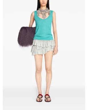 DRIES VAN NOTEN ニットVネックトップ - サムネイル2