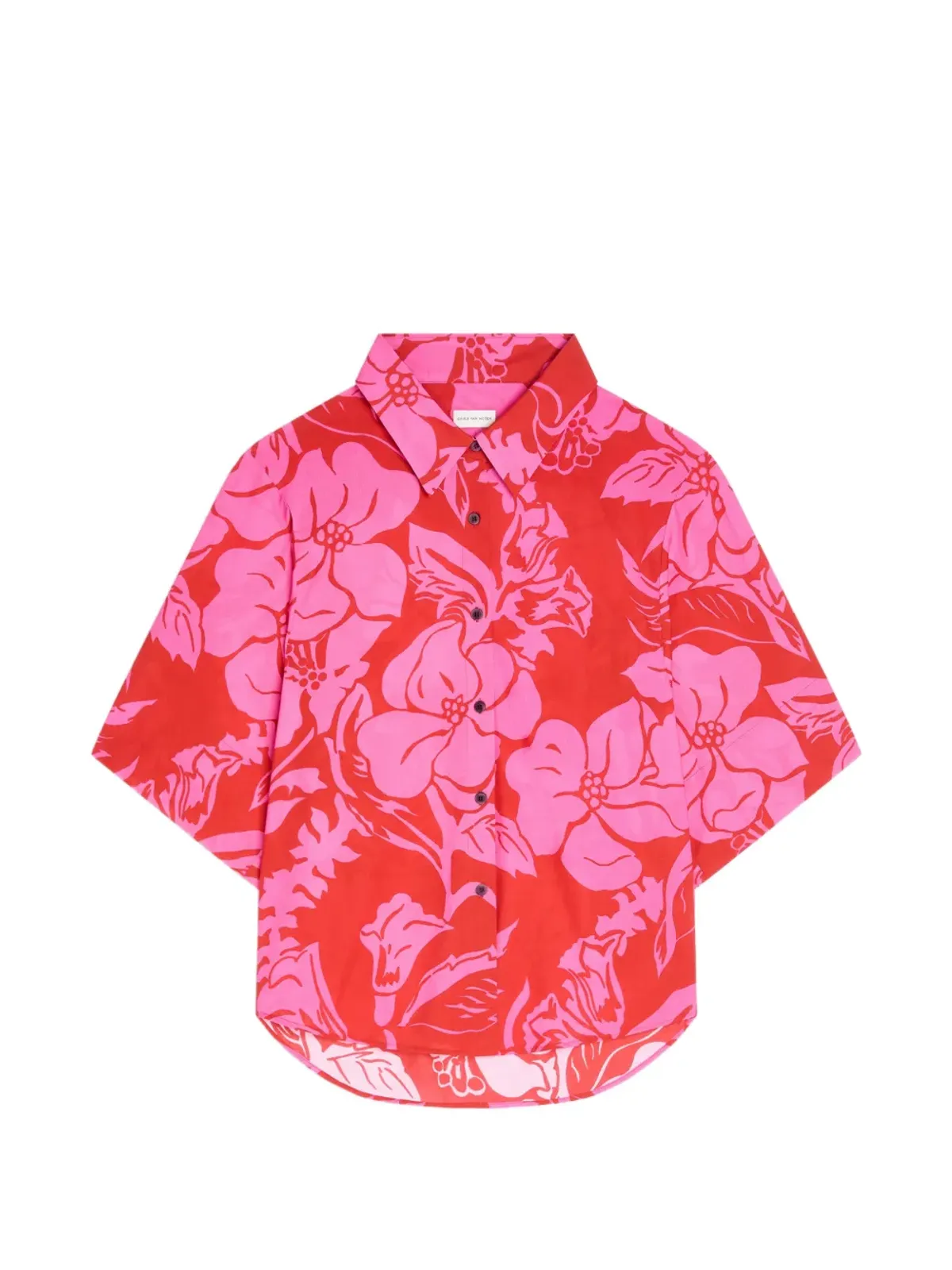 DRIES VAN NOTEN 花柄プリントシャツ - 画像1