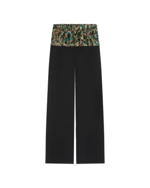 DRIES VAN NOTEN 黒のスパンコールパンツ - サムネイル1