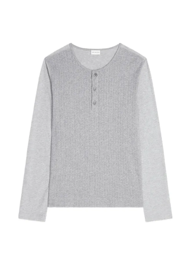 Dries Van Noten DRIES VAN NOTEN ボタン付きリブTシャツの商品画像