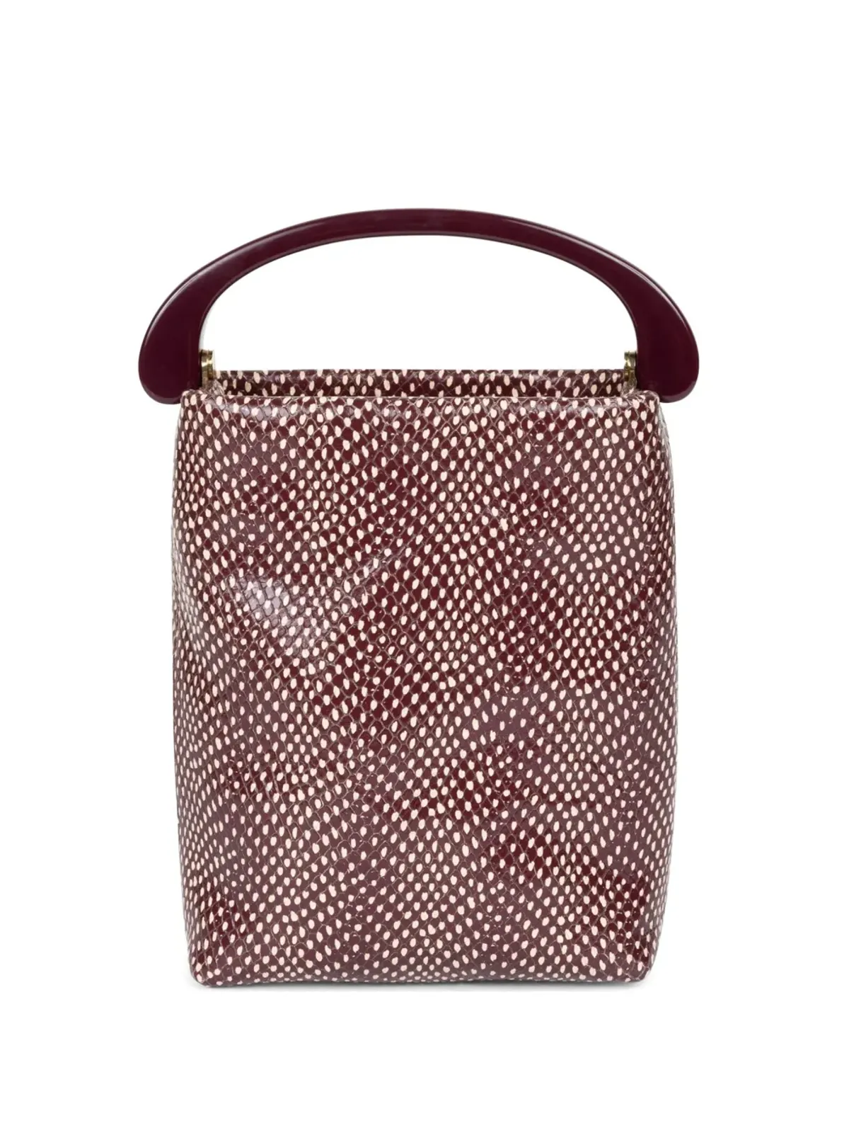 DRIES VAN NOTEN ヘビ柄プリント トートバッグ - 画像1