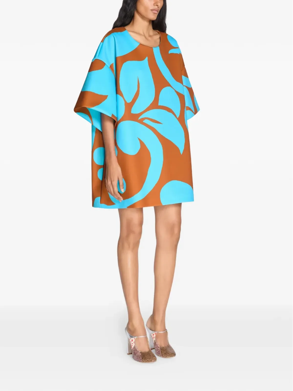 DRIES VAN NOTEN 花柄シフトミニドレス - 画像3