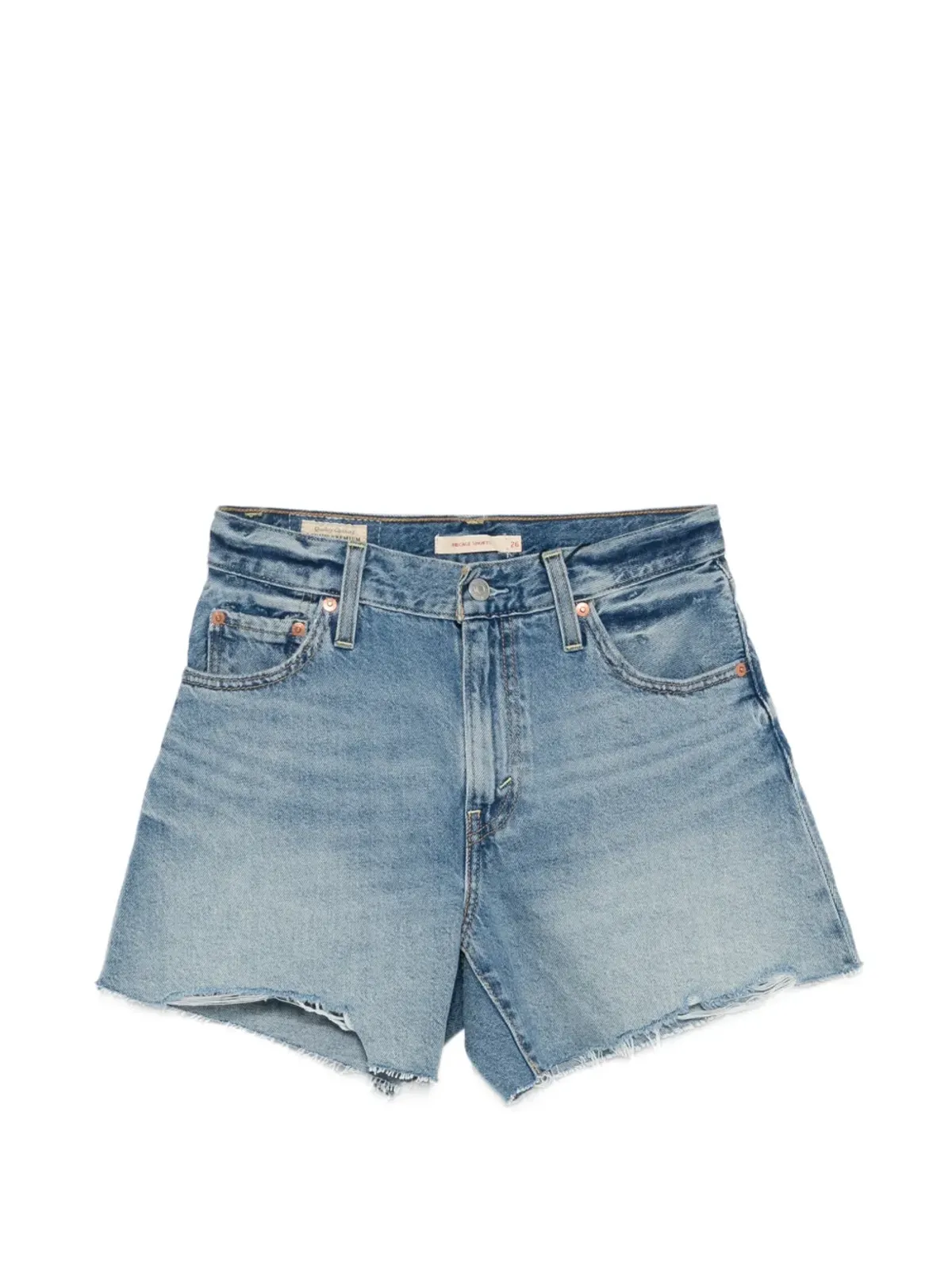 Levi's ほつれデニムショートパンツ - 画像1