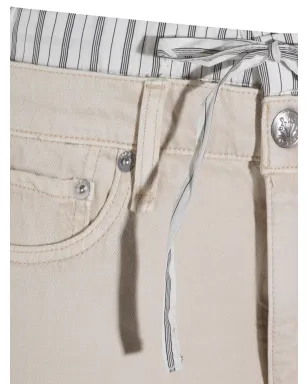 rag & bone ストライプウエストのドローストリングデニムジーンズ - サムネイル3