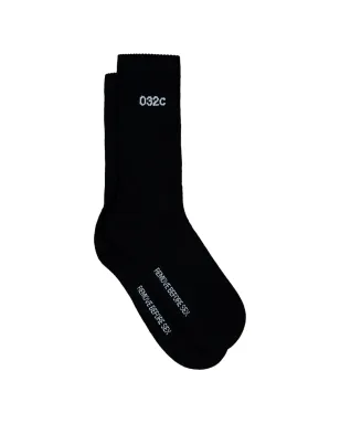 032c レタリング ツーパックソックス セット ブラック - サムネイル2