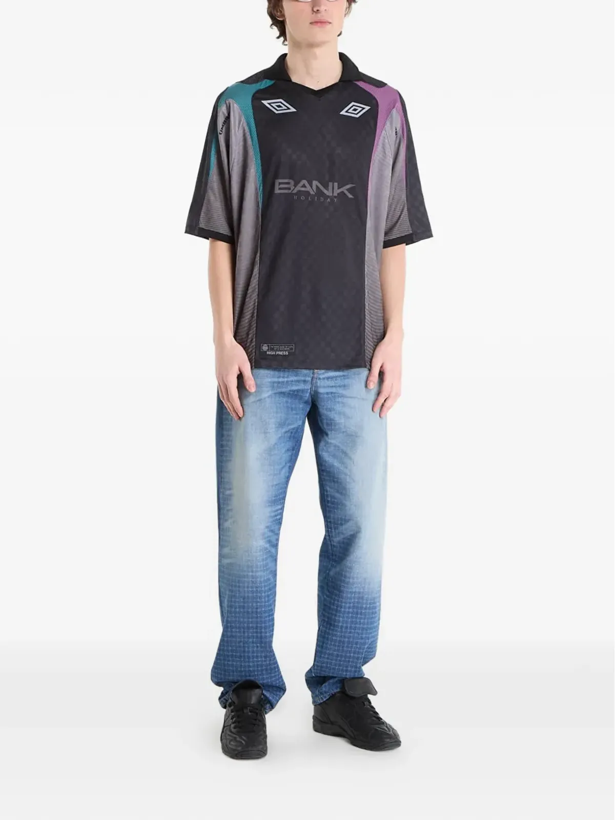 UMBRO チェックジーンズ ブルー - 画像2