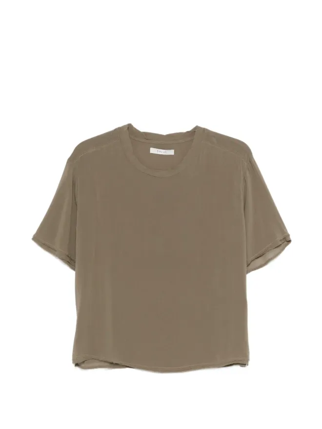 Kristensen Du Nord Kristensen Du Nord raw-edge T-shirtの商品画像