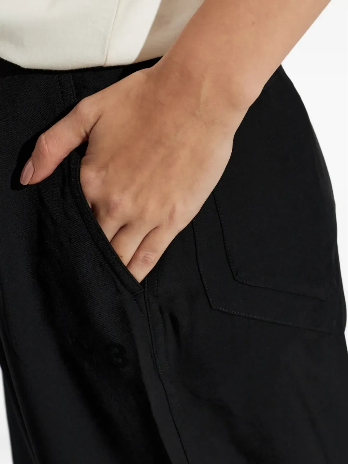 Y-3 UT ワイドレッグパンツ - ブラック - 画像5
