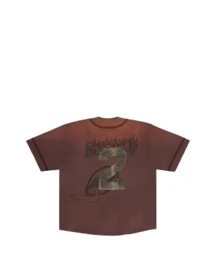 Travis Scott 東京ジャック レトロ ベースボールジャージ（ブラウン） - サムネイル2