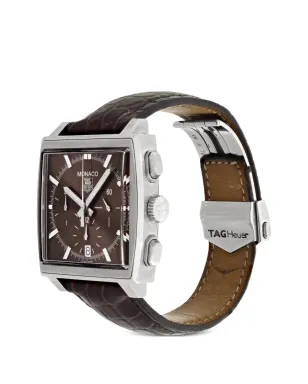 TAG Heuer Pre-Owned モナコ腕時計 ブラウン - サムネイル2