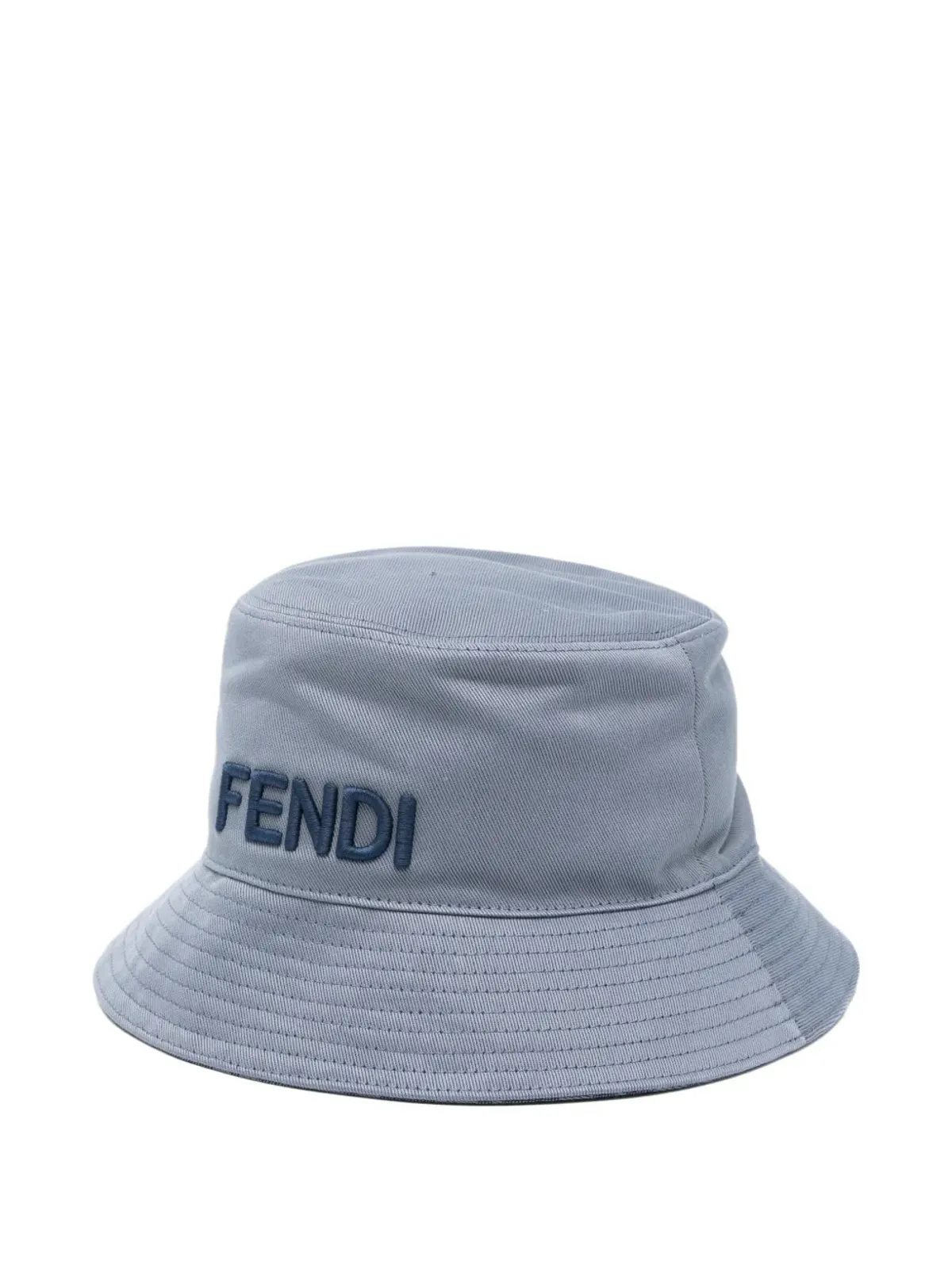 FENDI ロゴ刺繍バケットハット - 画像1