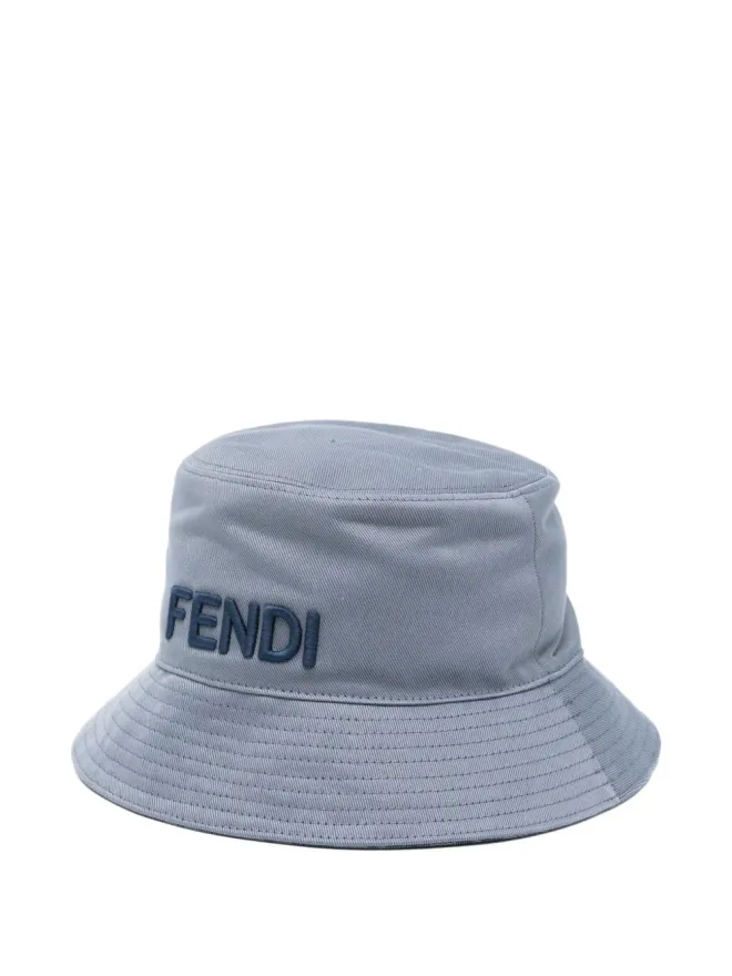 Fendi FENDI ロゴ刺繍バケットハットの商品画像