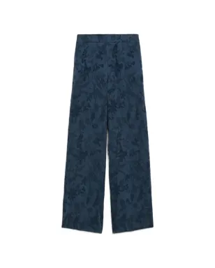 Momoni Marajo floral trousers - Blue - サムネイル1