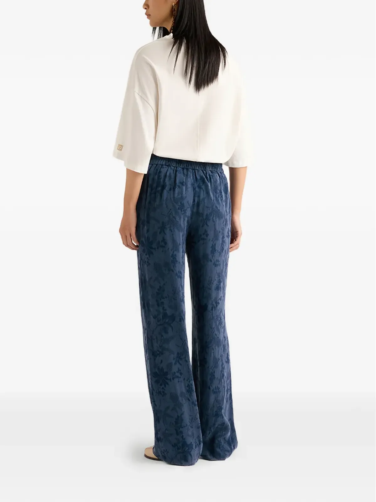 Momoni Marajo floral trousers - Blue - 画像5